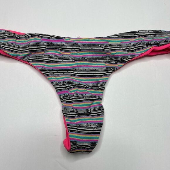 Beach Bunny Bronze Striped Bikini Bottom - Picture 3 of 6